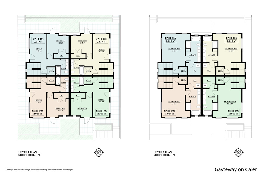 Levels 1 & 2 South